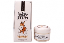 Крем для лица молочный - Elizavecca Silky Creamy Donkey Steam Moisture Milky Cream