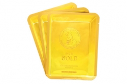 Маска тканевая с золотом и секретом улитки - Elizavecca 24k Gold Water Dew Snail Mask