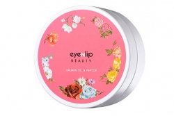 Патчи для глаз с пептидами и лососевым маслом - Eyenlip Salmon Oil & Peptide Hydrogel Eye Patch