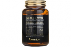 Ампульная сыворотка 24K золото и пептиды -  FarmStay 24K Gold & Peptide Solution Prime Ampoule