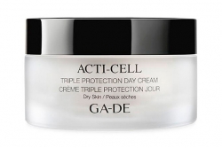 Дневной крем тройная защита для сухой кожи - Ga-De Acti-Cell Triple Protection Day Cream Dry Skin