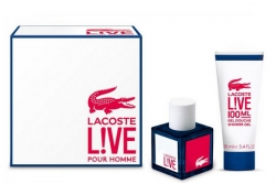 Lacoste Live - Набор (edt 100ml + sh/gel 100ml)
