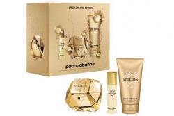 Paco Rabanne Lady Million - Набор (edp 80ml + edp 10ml + b/lot 100ml)