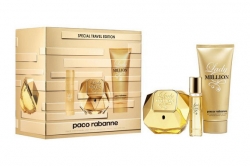 Paco Rabanne Lady Million - Набор (edp 80ml + edp 10ml + b/lot 100ml)