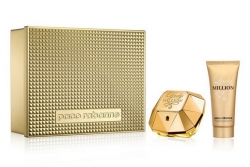 Paco Rabanne Lady Million - Набор (edp 80ml + b/lot 100ml)