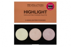 Палитра хайлайтеров - Makeup Revolution Highlight Powder Palette