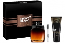 Montblanc Legend Night - Набор (edp 100ml + ash/balm 100ml + edp 7.5ml)