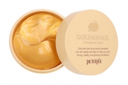 Патчи для глаз с золотом и улиткой - Petitfee & Koelf Gold & Snail Hydrogel Eye Patch