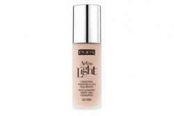 Тональный крем с эффектом естественного сияния - Pupa Active Light SPF10