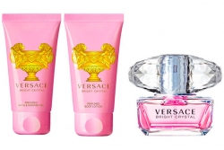 Versace Bright Crystal - Набор (edt 50ml + b/l 50ml + sh/gel 50ml)