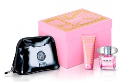 Versace Bright Crystal - Набор (edt 90ml + b/lot 100ml + bag)