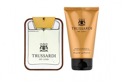 Trussardi My Land - Набор (edt 100ml + sh/g 100ml + bag)