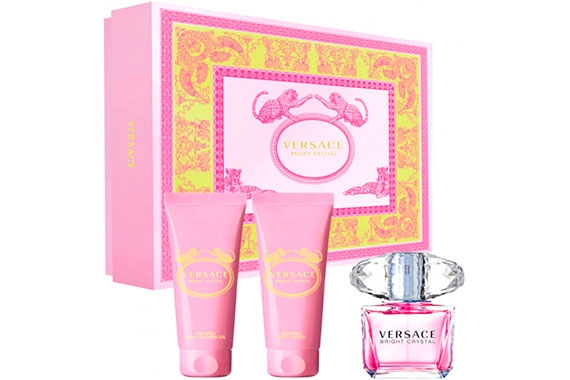 Versace Bright Crystal - Набор (edt 50ml + b/l 50ml + sh/gel 50ml)