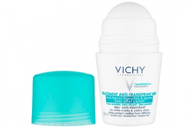 Шариковый дезодорант "Без белых и желтых пятен" - Vichy Anti-Transpirant 48 H Anti-Traces
