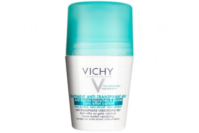 Шариковый дезодорант "Без белых и желтых пятен" - Vichy Anti-Transpirant 48 H Anti-Traces
