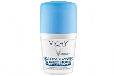 Шариковый дезодорант минеральный без солей алюминия - Vichy Deodorant Mineral 48 H