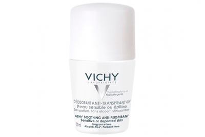 Шариковый дезодорант для чувствительной кожи - Vichy Sensitive Anti-Transpirant 48 H