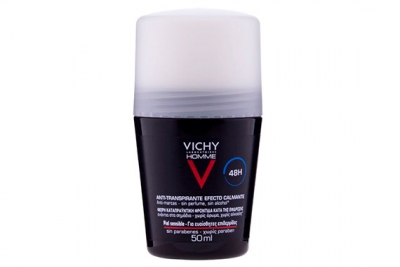 Шариковый дезодорант - Vichy Homme Deo Roll-on Anti-Perspirant 48 H