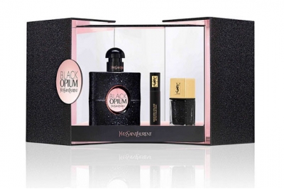 Yves Saint Laurent Black Opium - Набор (edp 50ml + laque couture + mascara)